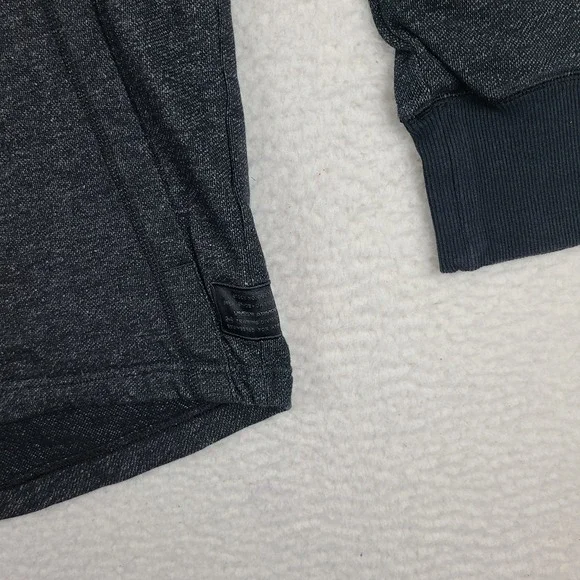 Under Armour Hoodie Mens Large Black Speckle Terry Hoody Style 1320719 - Picture 2 of 13